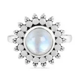 MOONSTONE RING-TITAN STAR