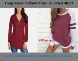 Womens Fashion Casual Tunic Long Sleeve Pullover Tops