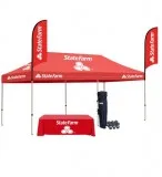 10x20 Custom Printed Canopy Tent With Graphics and Design - Tent