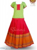 Readymade Kids Pattu pavadai  Lehenga Online Shopping