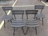 OUTSTANDING SET OF FOUR VINTAGE ASTRA BENTWOOD CHAIRS