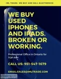 We buy Broken  Working iPhones iPads and Galaxy