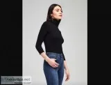 Black Long Sleeve Bodysuit for Women - L AGENCE