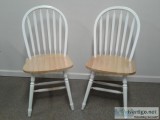 FARMHOUSE DINING KITCHEN CHAIRS-SET OF 2