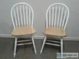 FARMHOUSE DINING KITCHEN CHAIRS-SET OF 2
