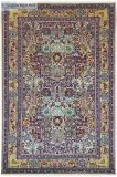 Flower Pot Kashmir Wool Handknotted Rug - Labor Day Special Offe
