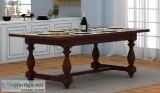 Buy Solid Wood Dining Table Online at Huge Discounts