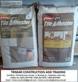 Cebu tile adhesive supplier by trimar