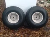 (TIRES and RIMS ONLY) from a 2012 Yard Machines by MTD Model 13A