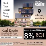 ShopsShowrooms with glass elevation and with clear height of 13 