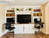 Custom Desk and Built-Ins for Your Home Office