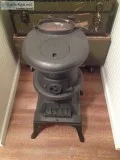 wood stove POT BELLY RR coal heater
