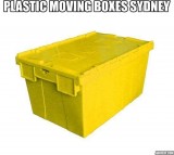 Plastic packing boxes for moving in Sydney by Koala Box