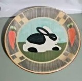 Eddie Bauer Barnyard Rabbit Plate