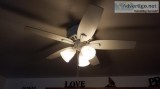 Ceiling fan and light