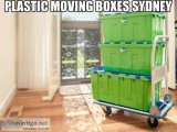 Plastic packing boxes for moving in Sydney by Koala Box