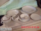 Fine China dishes with gold trim