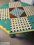HAND CRAFTED HEXAGONAL TABLE