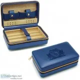 Baroque Royal Portable Leather Humidifier Box for Cigars
