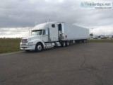 2006 Freightliner Semi Tractor With 2007 Reefer Trailer