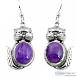 Finest Collection of Wholesale Charoite Earrings