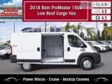 Used 2018 RAM ProMaster 1500 Low Roof Cargo Van for Sale in San 
