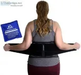 AireSupport Back Brace Lumbar Support with Reusable IceHot Pack 