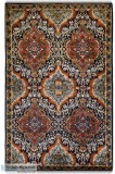 Neel Rust Kirman Silk Carpets - Yak Carpet