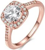 Online Shop Princess Cut Eternity Band in Rose Gold - www.eterni