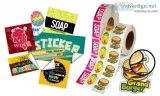 Hot and Trendy Custom Stickers And Labels  Custom Boxes With Log
