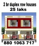 2 br duplex houses near patancheru   isnapur 25 laks only