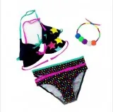 Girls Cute Split Star Pattern Two-pieces Swimwear 8-16 years