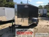  NEW 5X8 Single Axle Enclosed Cargo trailer