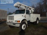 2002 International 4700 - Altec Bucket Truck with Generator