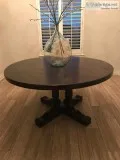 round solid wood table