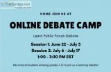 Online Debate Class