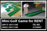 Mini Golf Game Rent Hire Manila Philippines