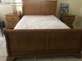 Queen mattress 4 Pieces Set ( Bed)