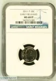 2011- PandD ROOSEVELT DIME NGC MS68 ER