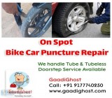Tyre Puncture Repair at Home in Masjid Banda Botanical Gardens