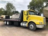 2002 International 9100i Rollback Truck 26  Ledwell Bed Caterpil