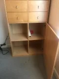 Tall ShelfCabinet Storage Unit