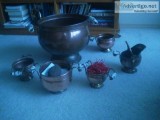 Copper bowls collection
