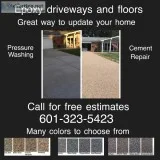 Epoxy driveways and floors
