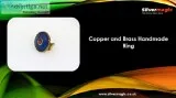 Copper and Brass Handmade Ring