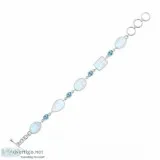 Rainbow Moonstone Bracelet-BSL(RBM-11- 13)  Rananjay Exports