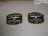 Two SEW on Harley Davidson Patches