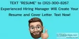 Expert Resume and Cover Letter Writing Service by Hiring Manager