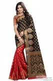 Silk Zone Women s Banarasi Silk Saree With Blouse(BANARASI MULTI