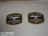 Two SEW on Harley Davidson Patches